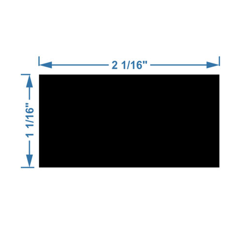 2x1 Yardage Insert - Front Engraved Thumbnail