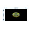 MGA 2x1 Yardage Tag (Black/Gold) Thumbnail