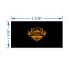 MGA 2x1 Yardage Insert - Black/Gold Thumbnail