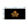 MGA 2x1 Yardage Insert - Black/Gold Thumbnail