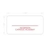 Reinforced Plastic  Name Badge (3" x 1-1/2") Thumbnail